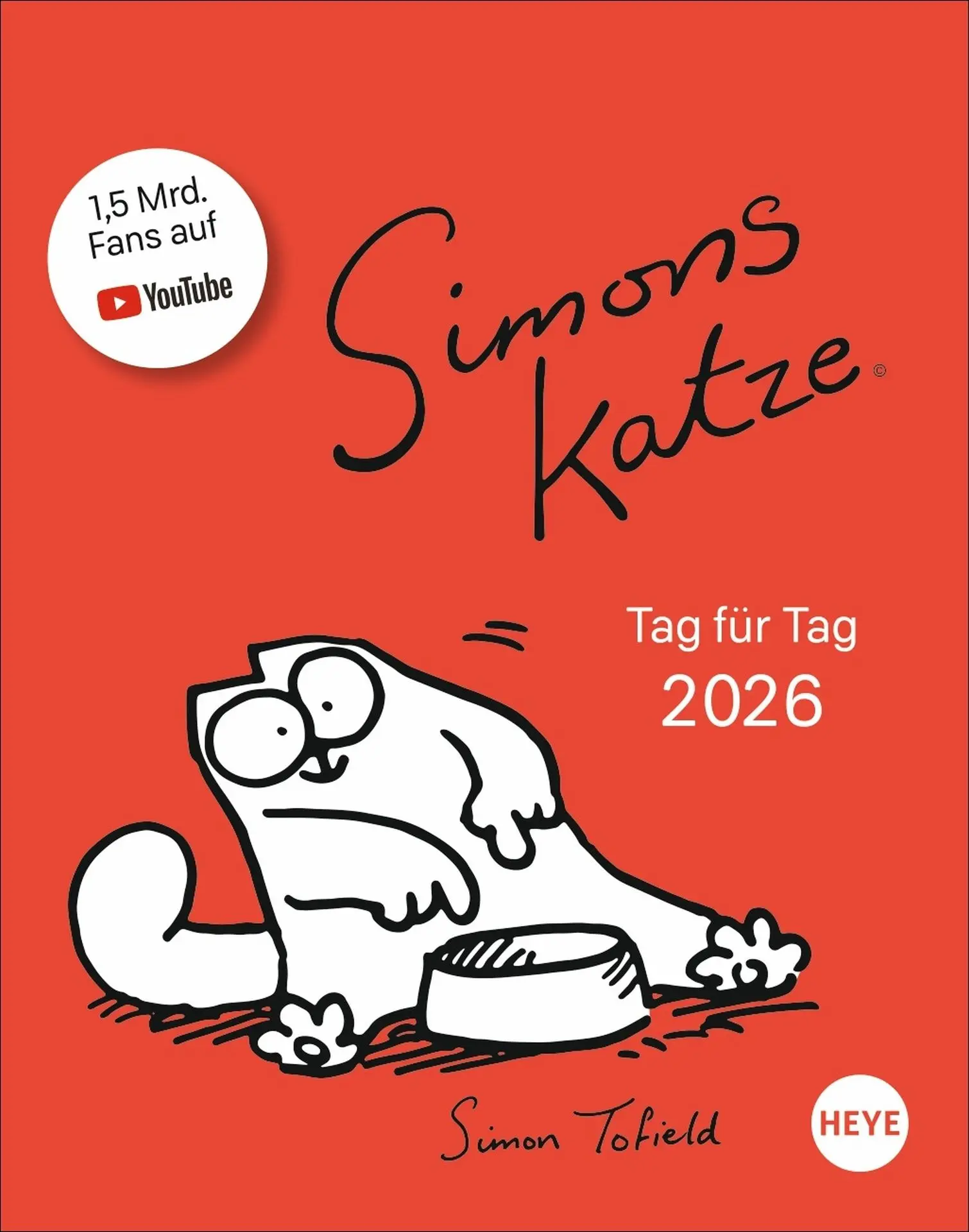 Cover: 9783756411498 | Simons Katze Tagesabreißkalender 2026 | Simon Tofield | Kalender