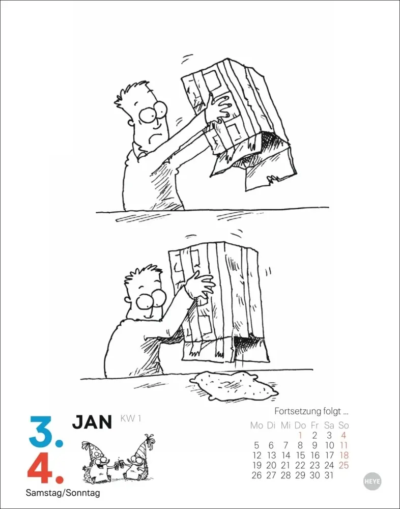 Bild: 9783756411498 | Simons Katze Tagesabreißkalender 2026 | Simon Tofield | Kalender