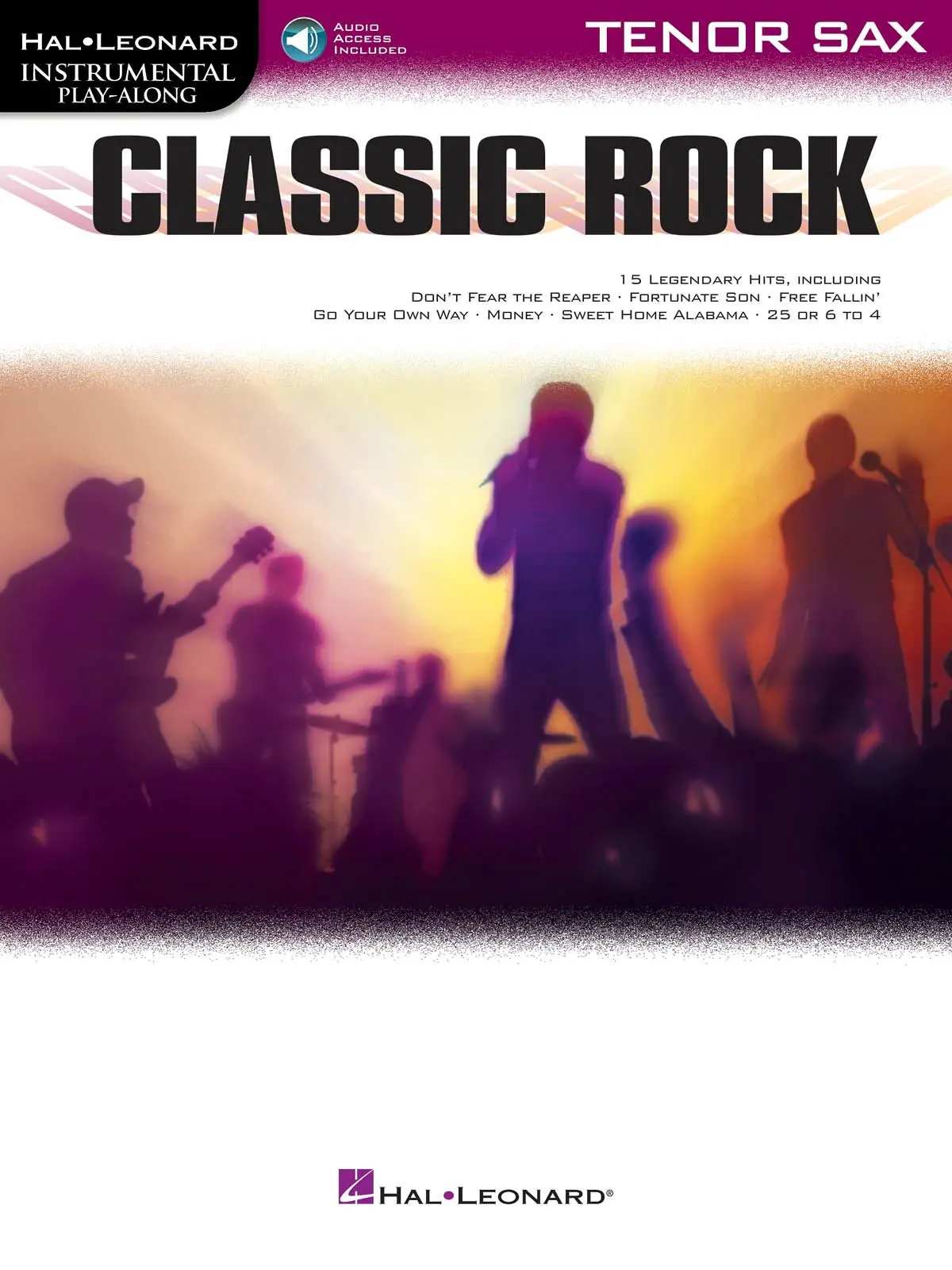 Cover: 888680941598 | Classic Rock | Instrumental Play-Along for Tenor Sax | 2019