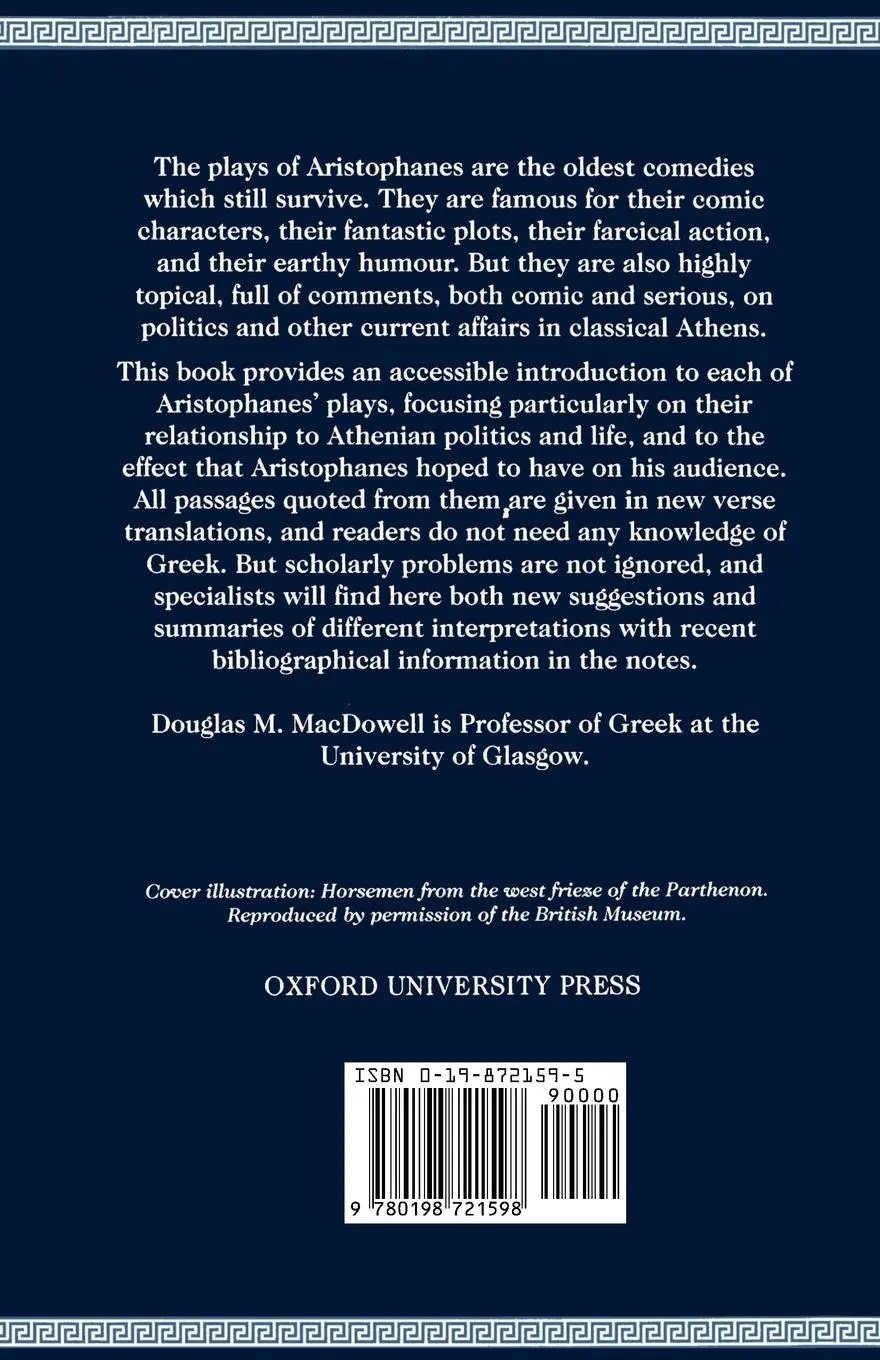 Rückseite: 9780198721598 | Aristophanes and Athens | An Introduction to the Plays | MacDowell
