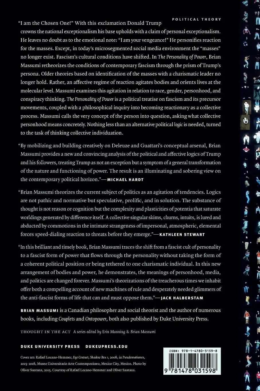 Rückseite: 9781478031598 | The Personality of Power | A Theory of Fascism for Anti-Fascist Life