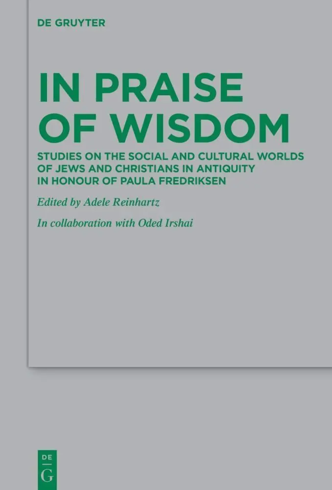 Cover: 9783111361598 | In Praise of Wisdom | Adele Reinhartz | Buch | XIII | Englisch | 2026