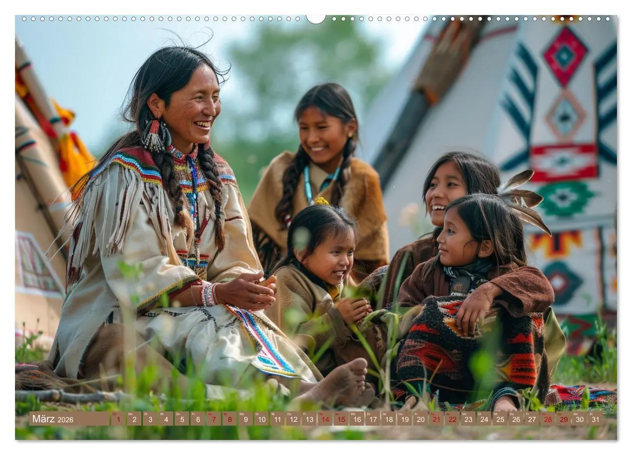 Bild: 9783457421598 | Reise mit der indianischen Seele (hochwertiger Premium Wandkalender...