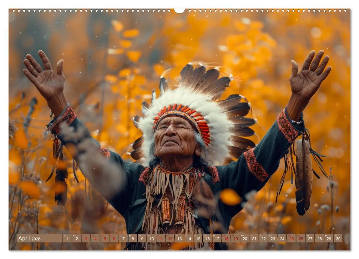 Bild: 9783457421598 | Reise mit der indianischen Seele (hochwertiger Premium Wandkalender...