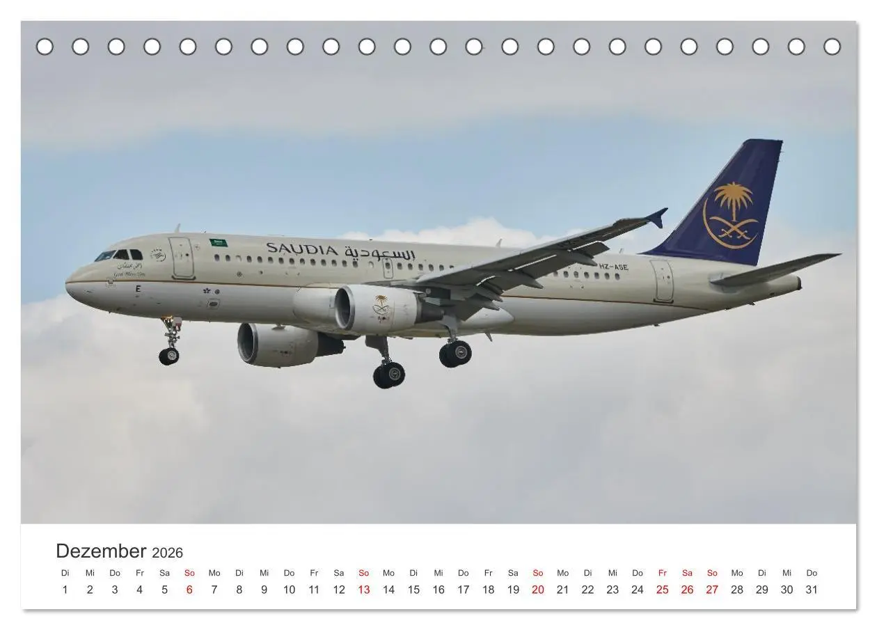 Bild: 9783457801598 | Frankfurt Airport - EDDF (Tischkalender 2026 DIN A5 quer), CALVENDO...