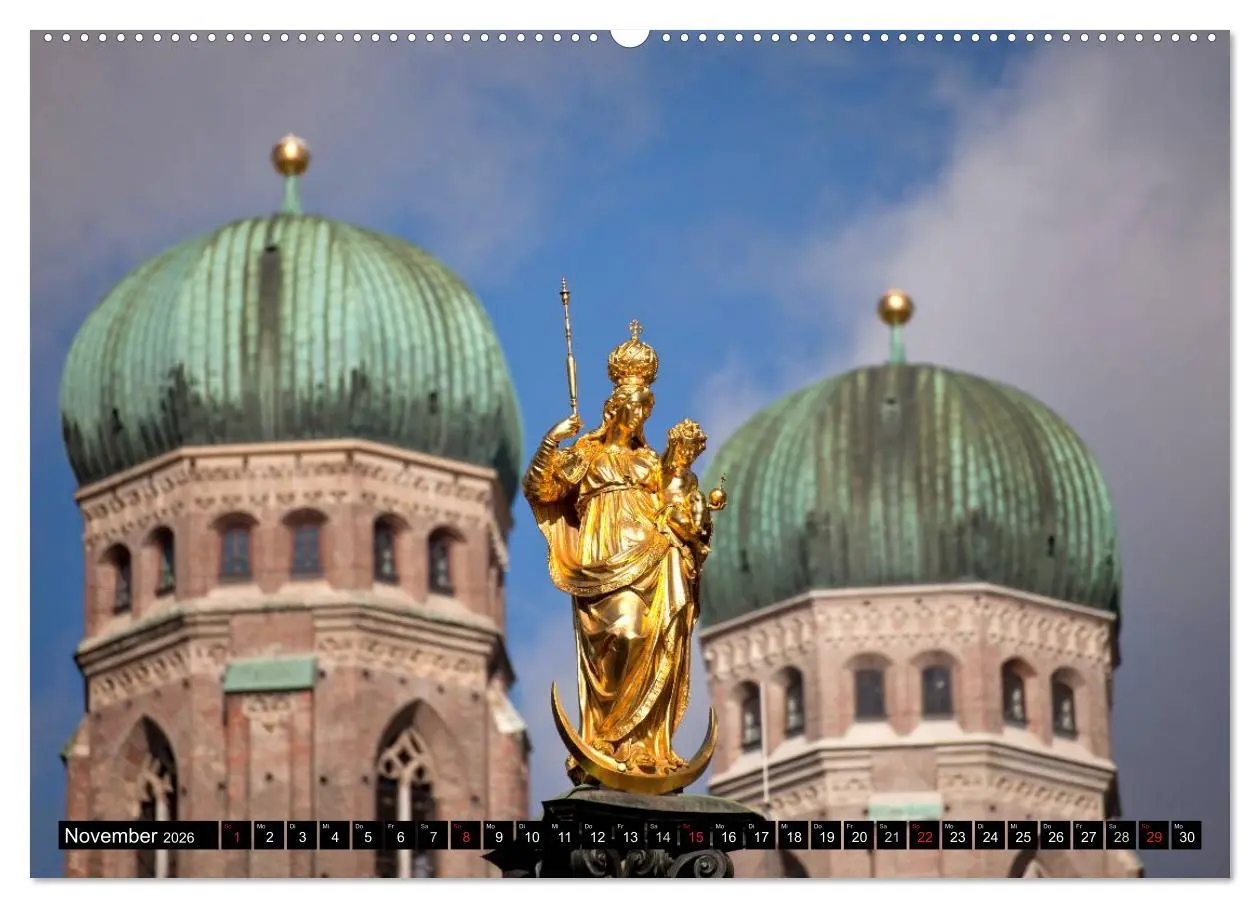 Bild: 9783516131598 | Landeshauptstadt München (Wandkalender 2026 DIN A2 quer), CALVENDO...