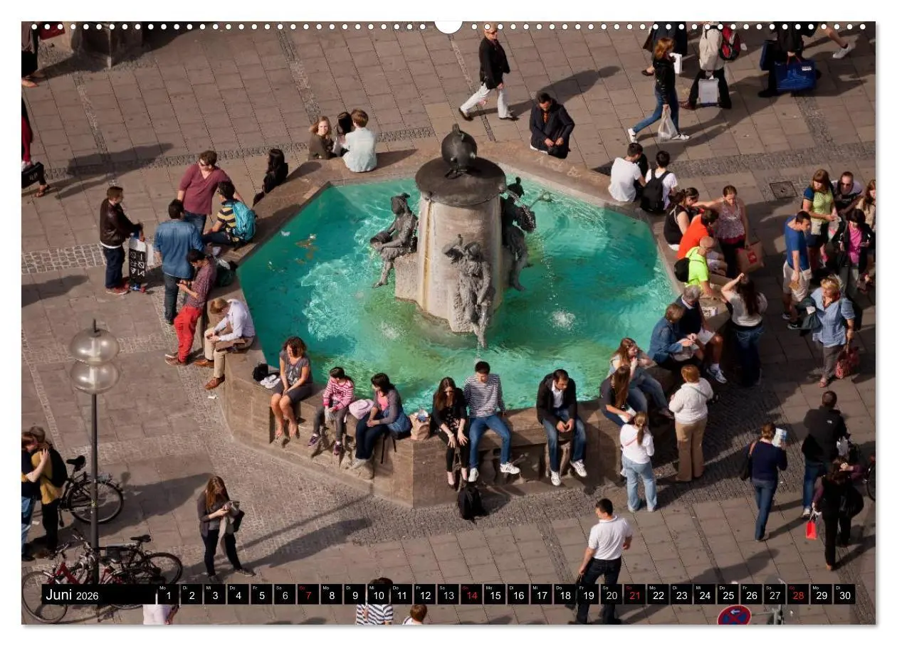 Bild: 9783516131598 | Landeshauptstadt München (Wandkalender 2026 DIN A2 quer), CALVENDO...