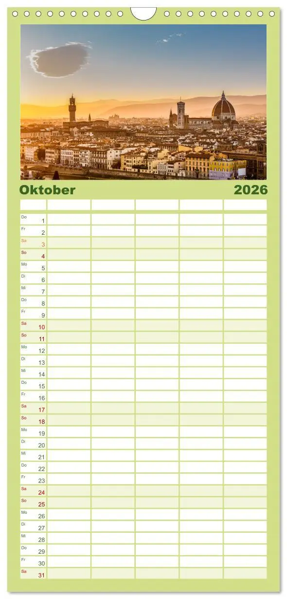 Bild: 9783516511598 | Familienplaner 2026 - Italien von der Toskana nach Sizilien mit 5...
