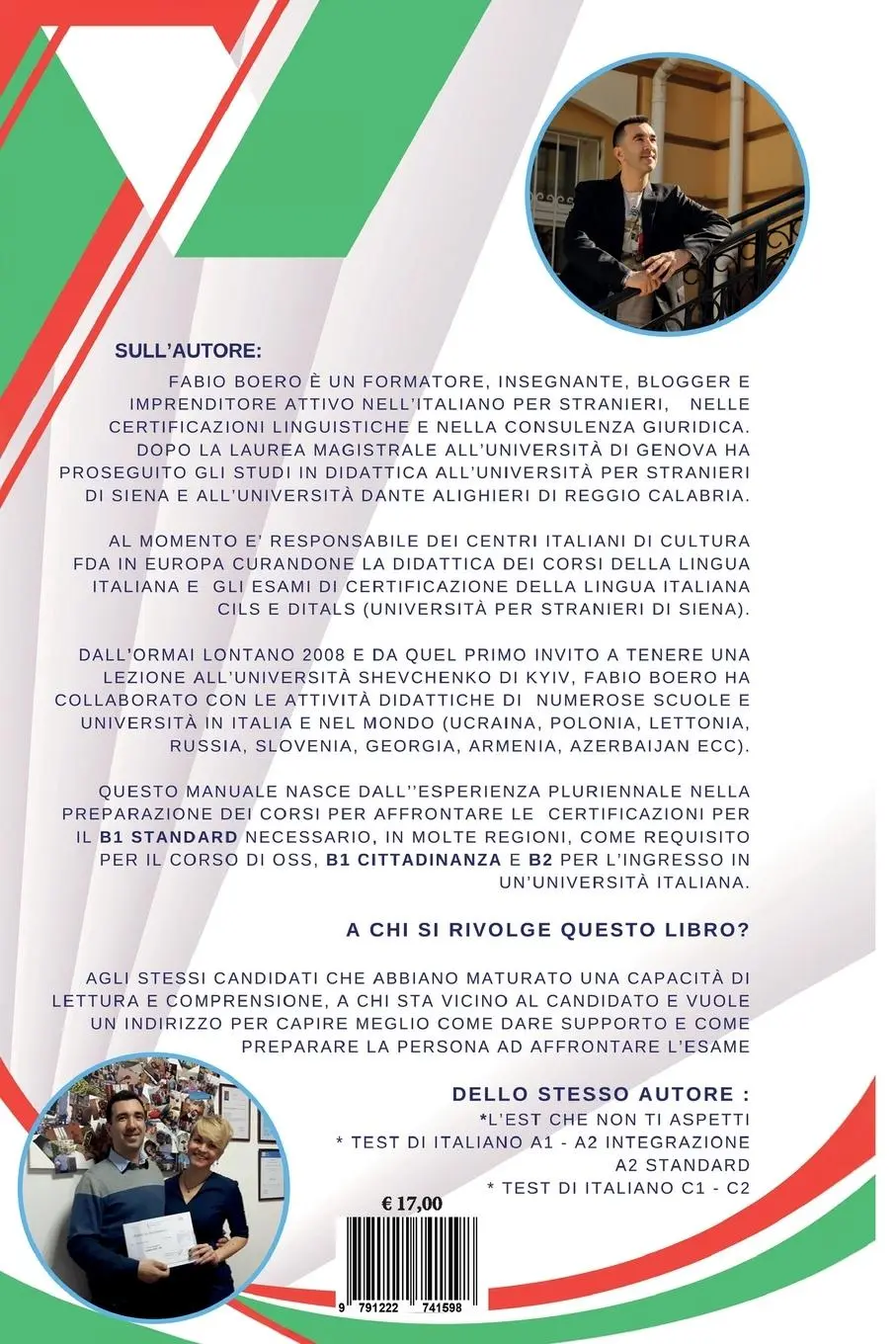 Rückseite: 9791222741598 | Test di italiano B1 e B2 | Fabio Boero | Taschenbuch | Italienisch