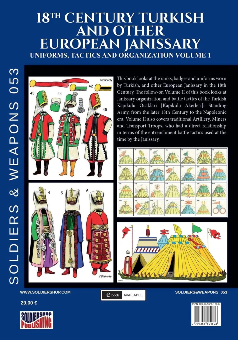 Rückseite: 9791255891598 | 18th Century Turkish and other European Janissary - Vol. 1 | Flaherty
