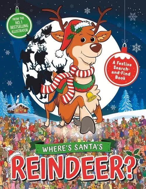 Cover: 9781789291698 | Where's Santa's Reindeer? | A Festive Search and Find Book | Buch