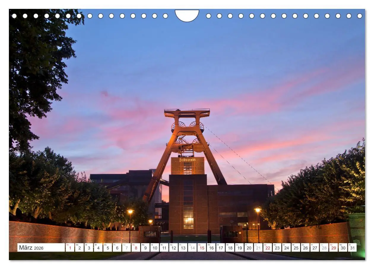Bild: 9783457341698 | Die Zechen im Ruhrpott (Wandkalender 2026 DIN A4 quer), CALVENDO...