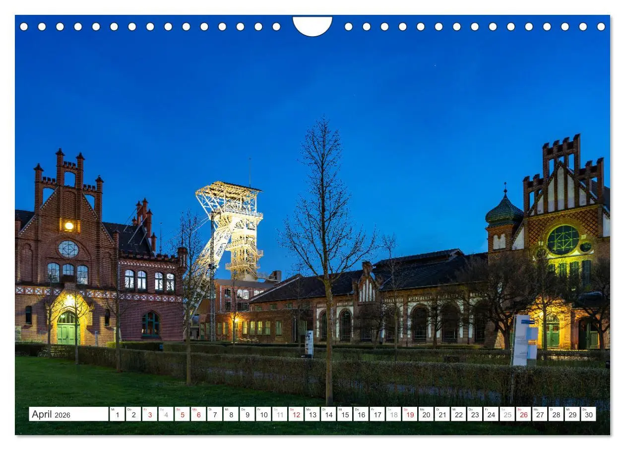 Bild: 9783457341698 | Die Zechen im Ruhrpott (Wandkalender 2026 DIN A4 quer), CALVENDO...