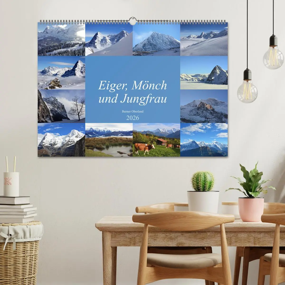 Bild: 9783457891698 | Eiger, Mönch und Jungfrau 2026 (Wandkalender 2026 DIN A2 quer),...