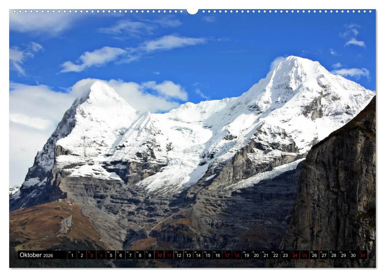Bild: 9783457891698 | Eiger, Mönch und Jungfrau 2026 (Wandkalender 2026 DIN A2 quer),...