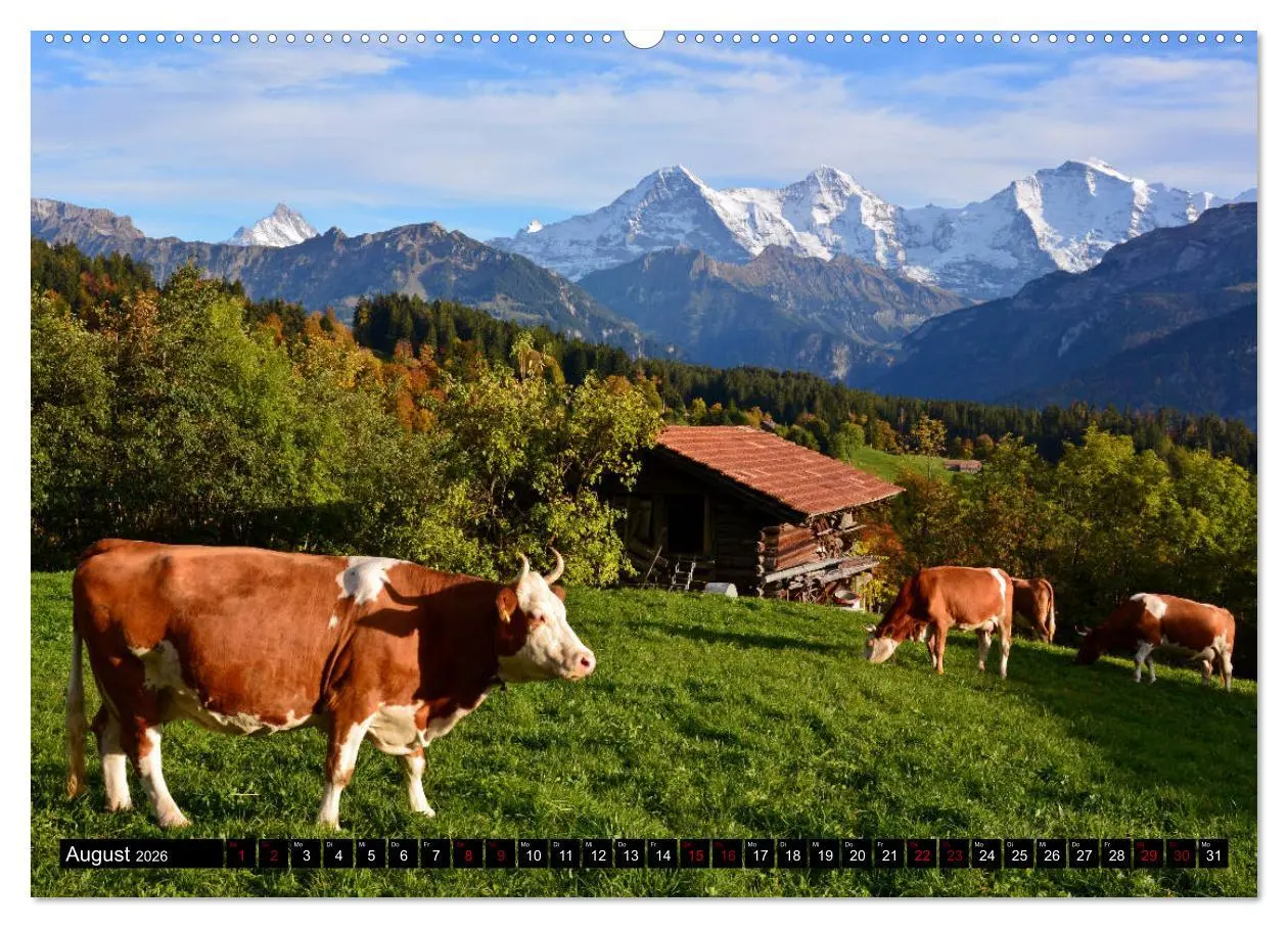 Bild: 9783457891698 | Eiger, Mönch und Jungfrau 2026 (Wandkalender 2026 DIN A2 quer),...