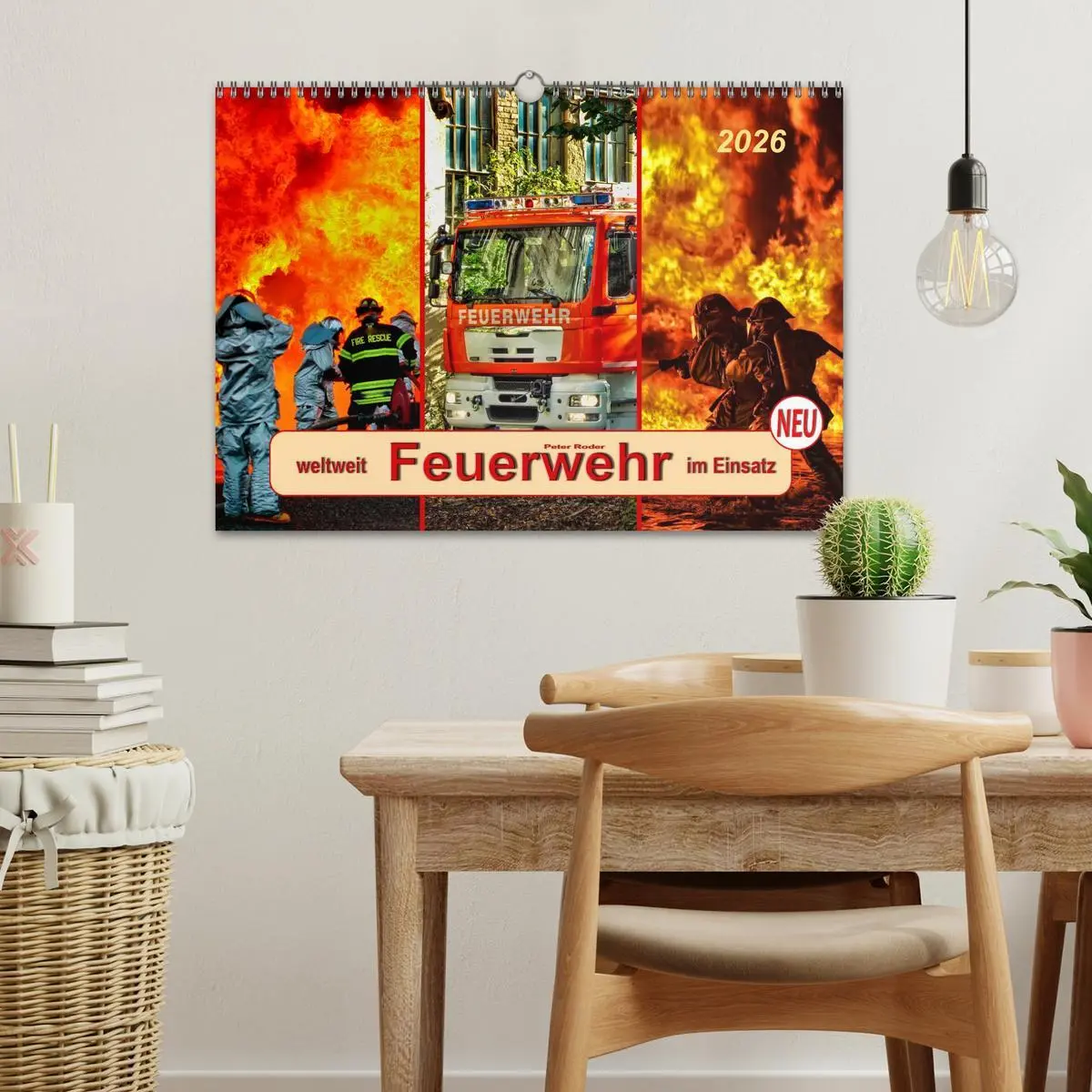 Bild: 9783457961698 | Feuerwehr - weltweit im Einsatz (Wandkalender 2026 DIN A3 quer),...
