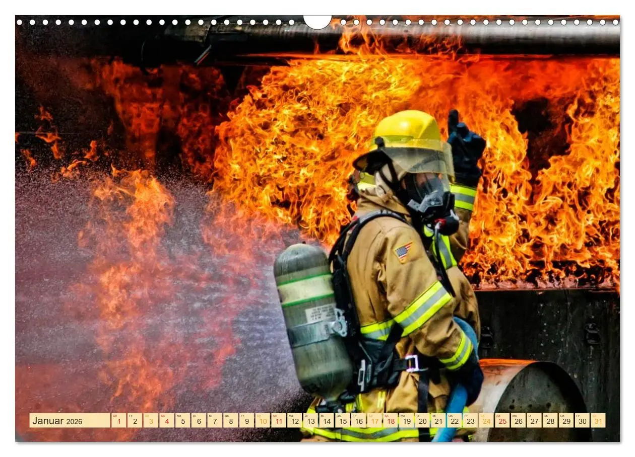 Bild: 9783457961698 | Feuerwehr - weltweit im Einsatz (Wandkalender 2026 DIN A3 quer),...