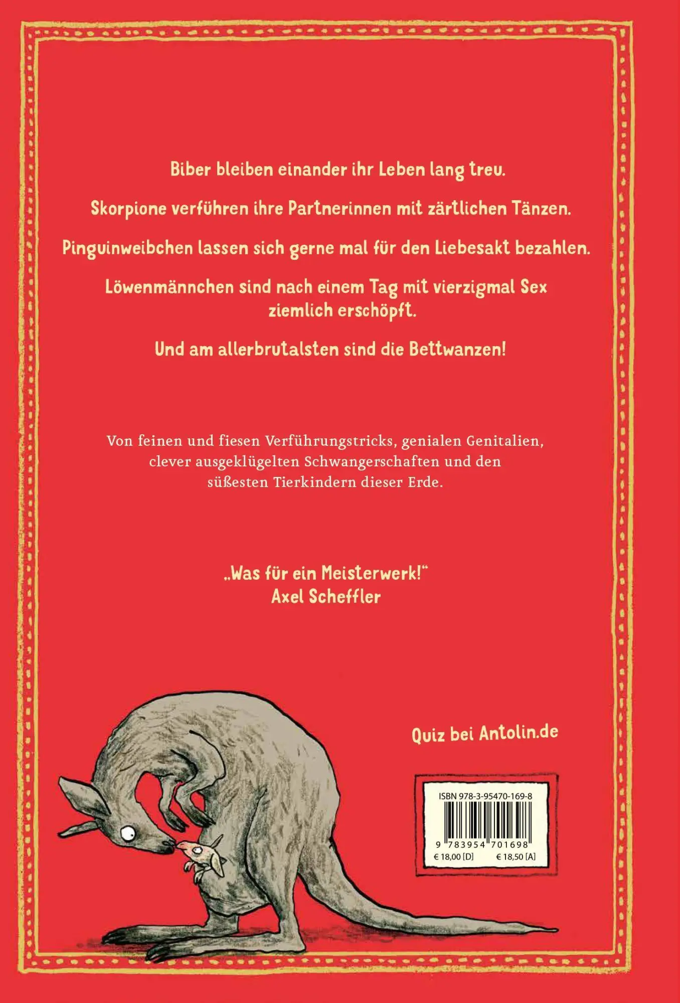 Bild: 9783954701698 | Das Liebesleben der Tiere | Katharina von der Gathen | Buch | 144 S.