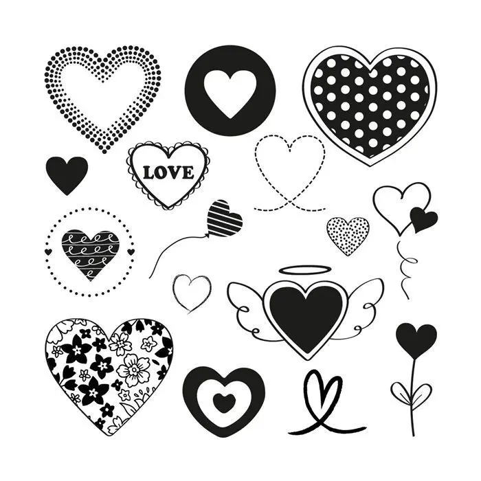 Bild: 3660016851798 | ALADINE - Kinder Stempel Funny Herzen | 3085179 | ALADINE