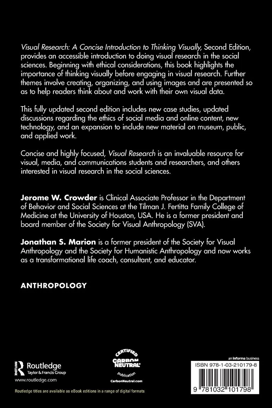 Rückseite: 9781032101798 | Visual Research | A Concise Introduction to Thinking Visually | Buch