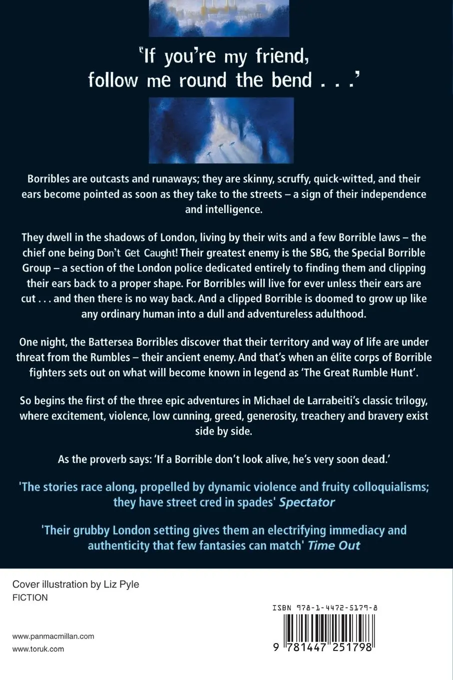 Rückseite: 9781447251798 | The Borrible Trilogy | Michael De Larrabeiti | Taschenbuch | Englisch