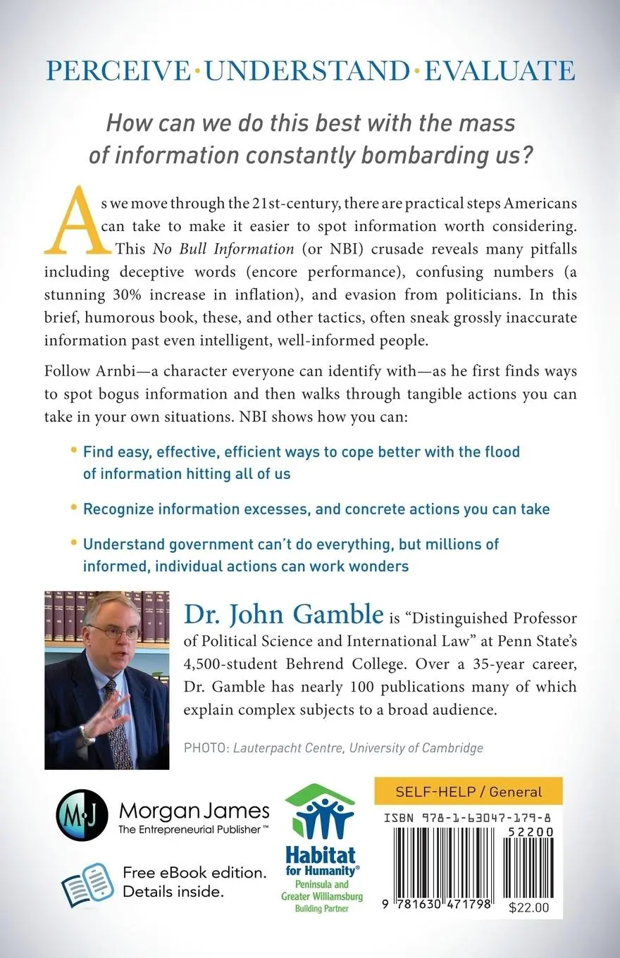 Rückseite: 9781630471798 | No Bull Information | John Gamble | Taschenbuch | Englisch | 2014