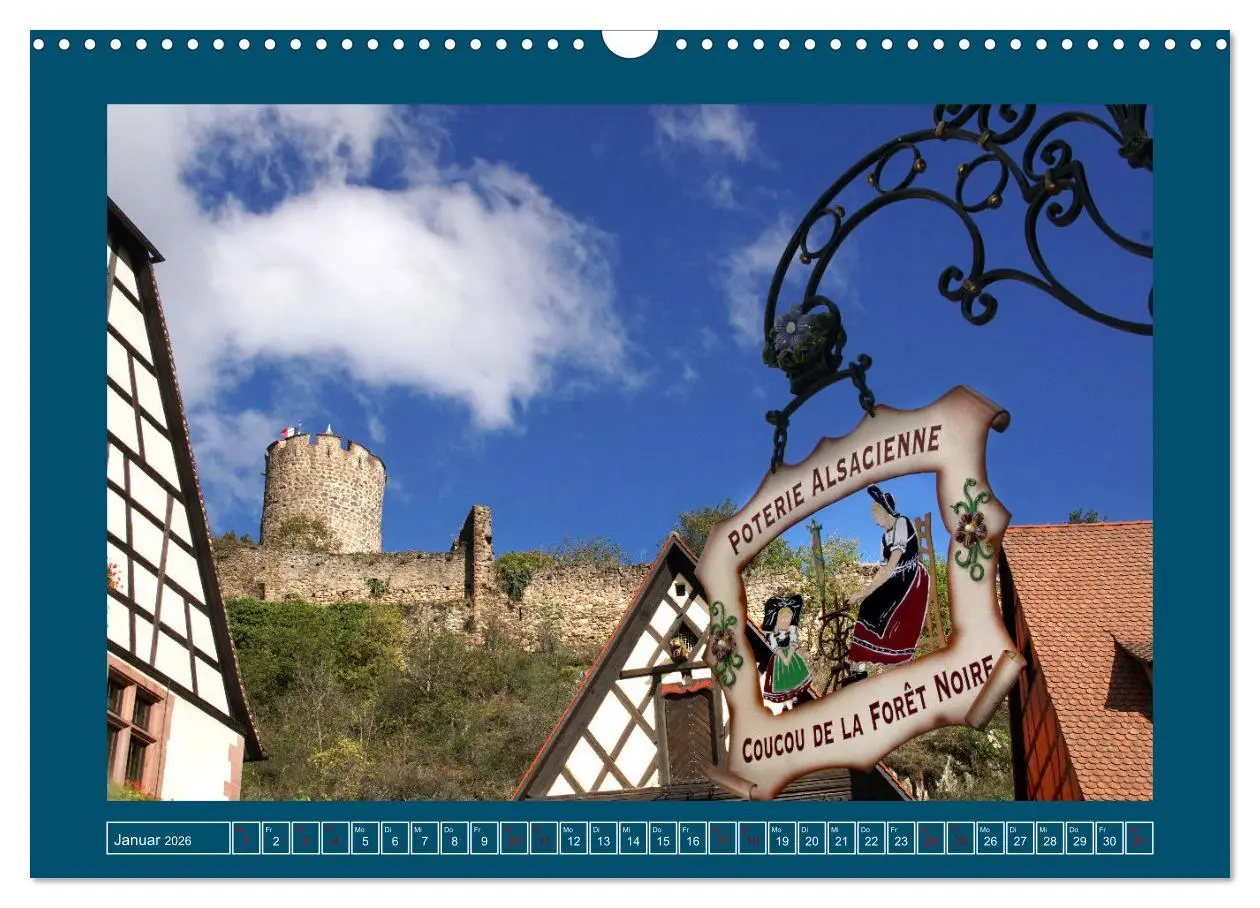 Bild: 9783457641798 | Faszinierendes Elsass (Wandkalender 2026 DIN A3 quer), CALVENDO...