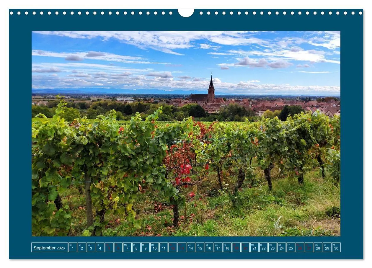 Bild: 9783457641798 | Faszinierendes Elsass (Wandkalender 2026 DIN A3 quer), CALVENDO...