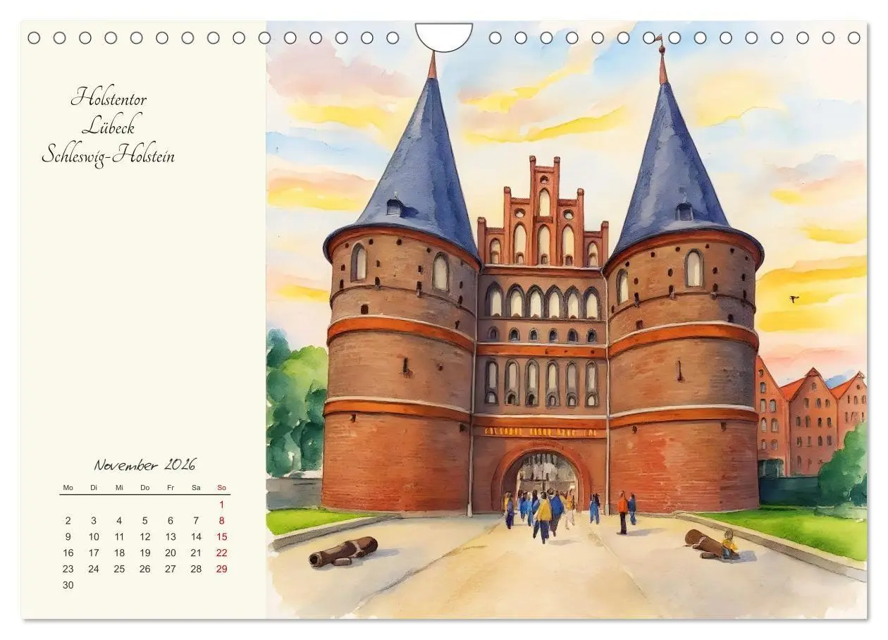 Bild: 9783516731798 | Historische Deutsche Wahrzeichen (Wandkalender 2026 DIN A4 quer),...