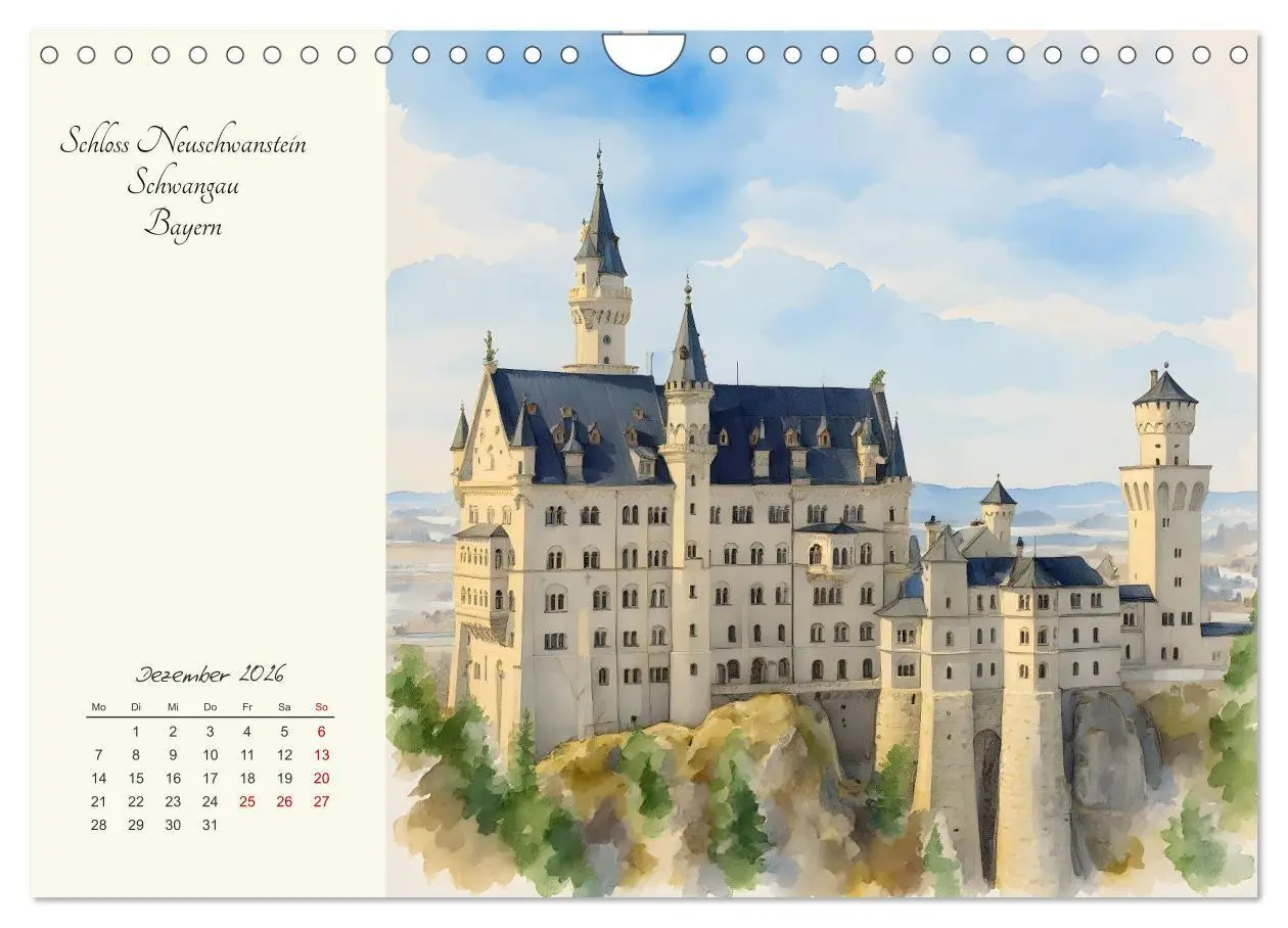 Bild: 9783516731798 | Historische Deutsche Wahrzeichen (Wandkalender 2026 DIN A4 quer),...