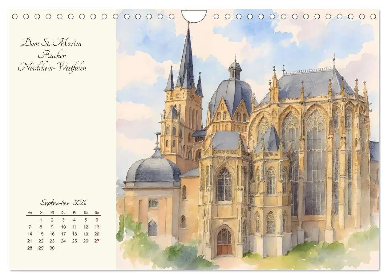 Bild: 9783516731798 | Historische Deutsche Wahrzeichen (Wandkalender 2026 DIN A4 quer),...