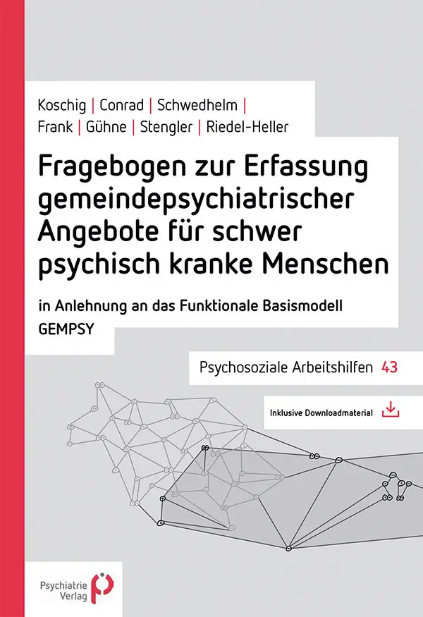 Cover: 9783966051798 | Fragebogen zur Erfassung gemeindepsychiatrischer Angebote für...