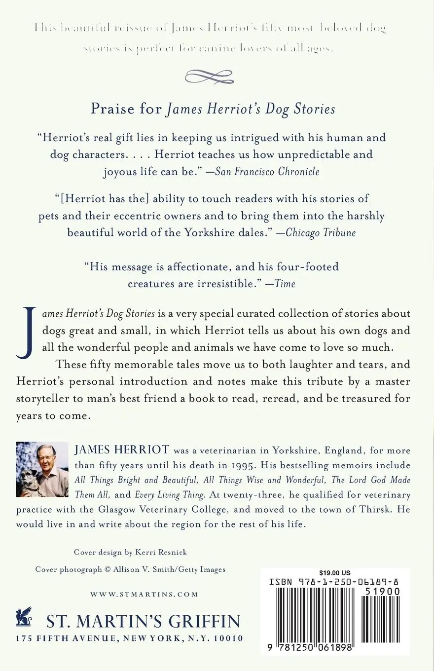 Rückseite: 9781250061898 | James Herriot's Dog Stories | James Herriot | Taschenbuch | Englisch