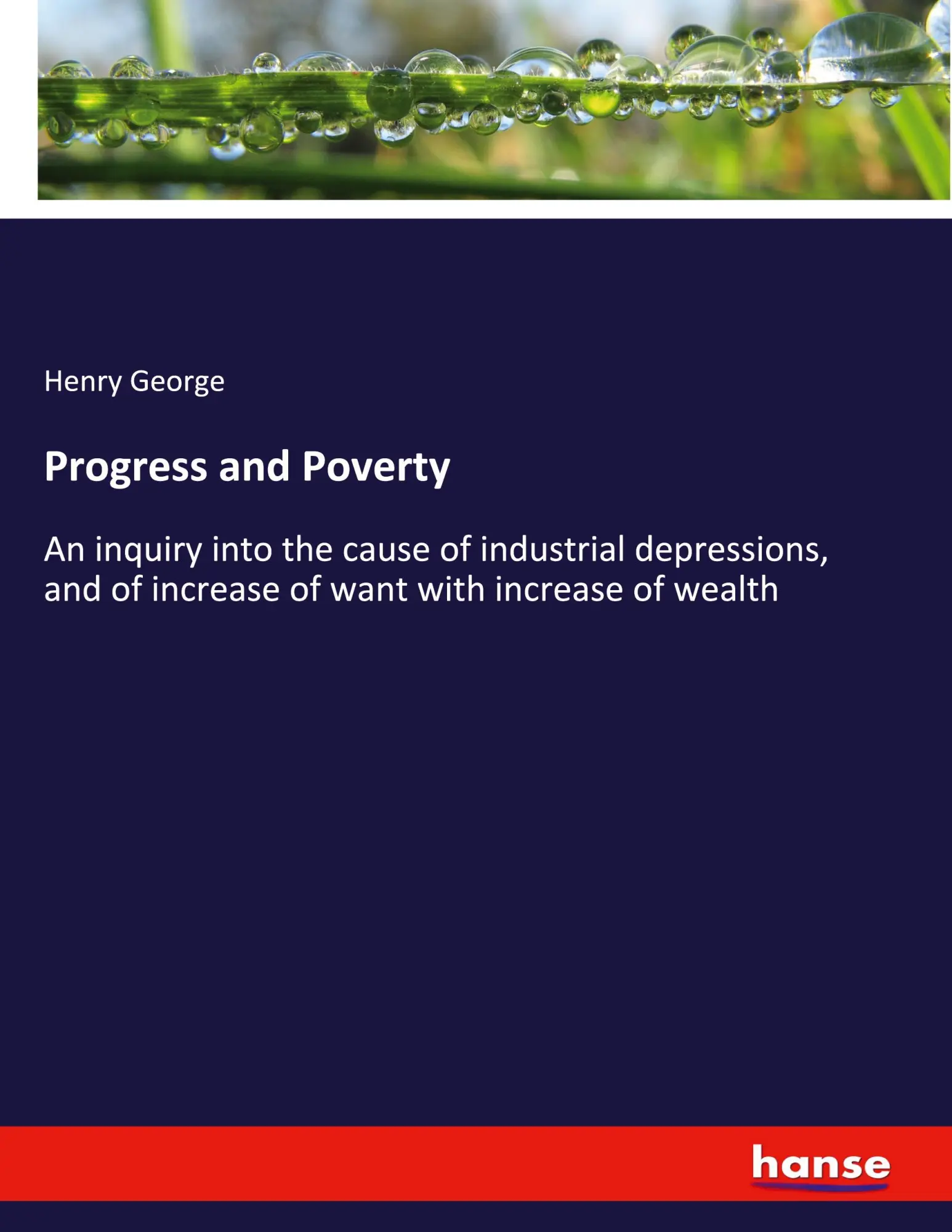 Cover: 9783348111898 | Progress and Poverty | Henry George | Taschenbuch | Englisch | 2023
