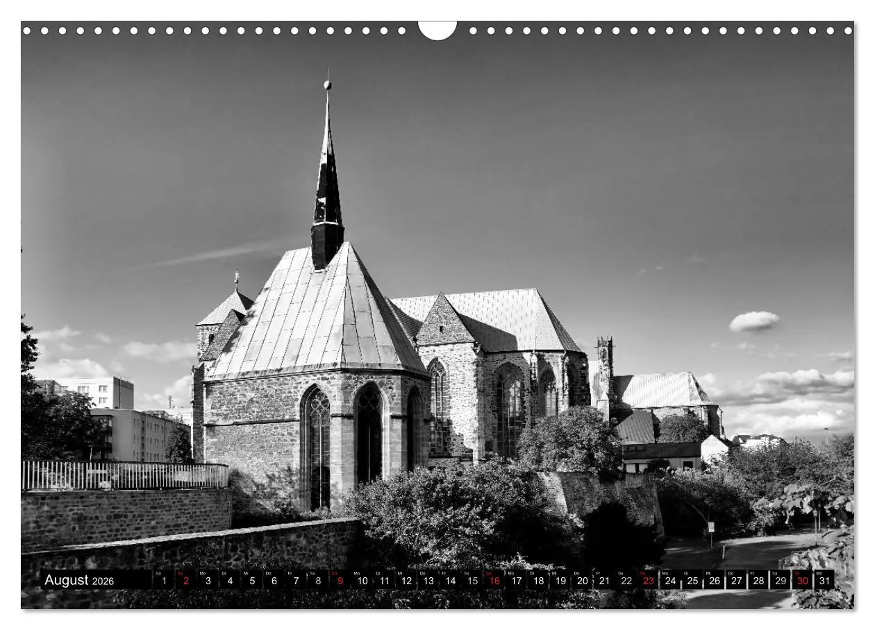 Bild: 9783516031898 | Magdeburg in Schwarz - Weiß (Wandkalender 2026 DIN A3 quer),...