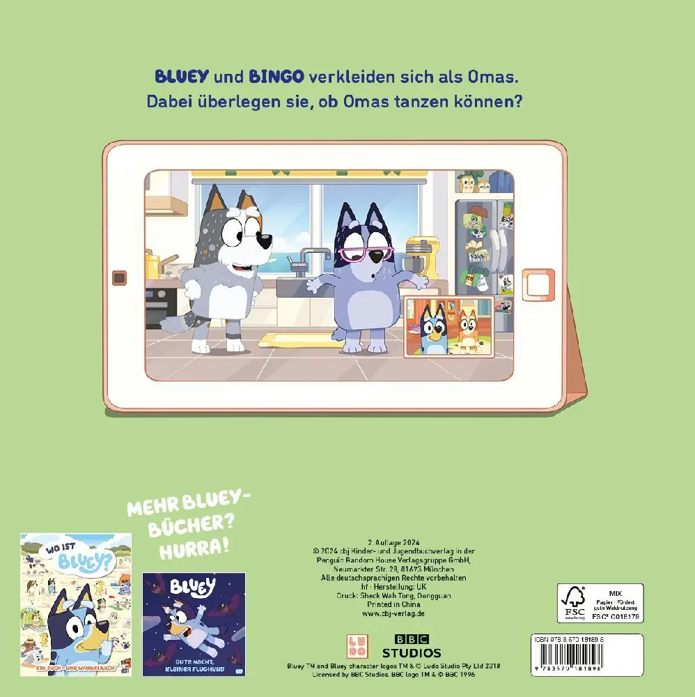 Bild: 9783570181898 | BLUEY - Oma | Bilderbuch für Kinder ab 3 Jahren | Buch | 24 S. | 2024
