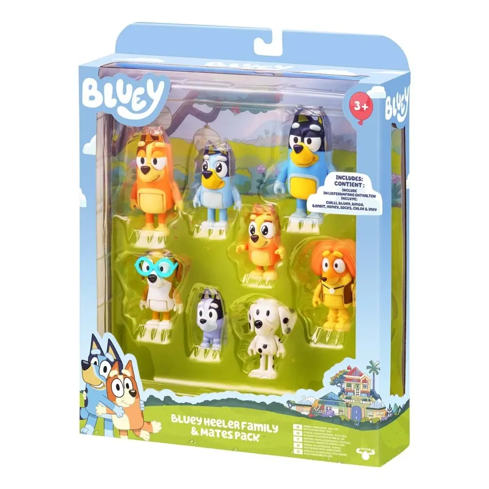 Bild: 630996171998 | BLUEY Figuren 8er Mega-Pack | 300168 | Deutsch | 2024 | InVento