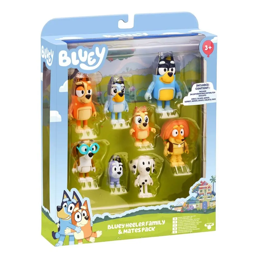 Bild: 630996171998 | BLUEY Figuren 8er Mega-Pack | 300168 | Deutsch | 2024 | InVento
