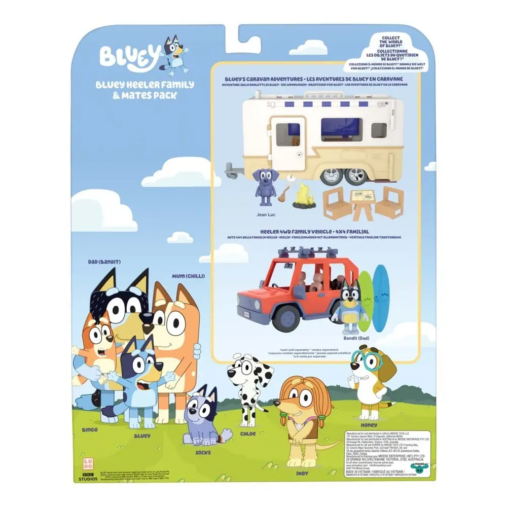 Bild: 630996171998 | BLUEY Figuren 8er Mega-Pack | 300168 | Deutsch | 2024 | InVento