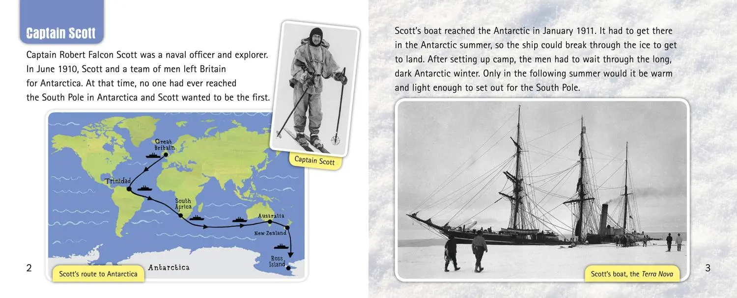 Bild: 9780007461998 | Captain Scott: Journey to the South Pole | Band 08/Purple | Bradbury