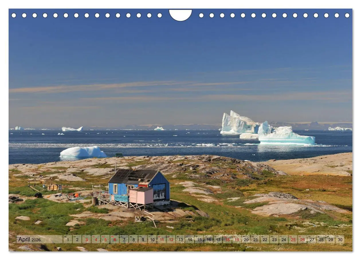 Bild: 9783457791998 | Grönland: Eisberge in der Disko Bucht (Wandkalender 2026 DIN A4...