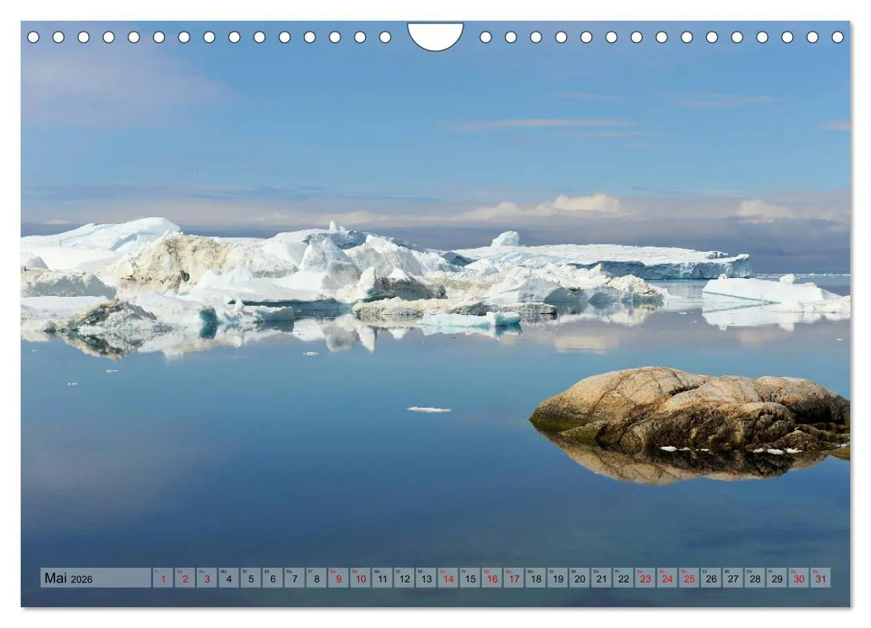 Bild: 9783457791998 | Grönland: Eisberge in der Disko Bucht (Wandkalender 2026 DIN A4...