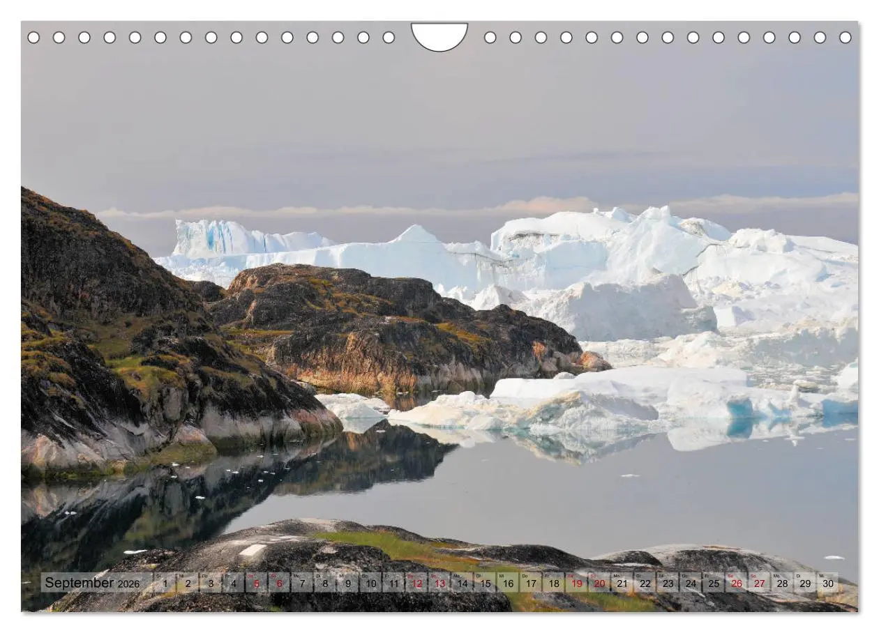 Bild: 9783457791998 | Grönland: Eisberge in der Disko Bucht (Wandkalender 2026 DIN A4...