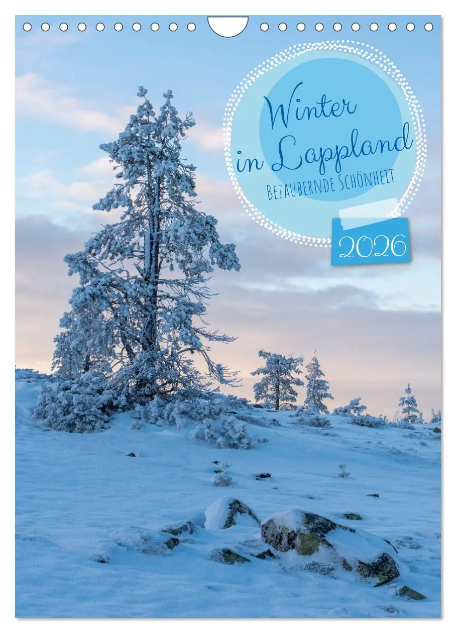 Cover: 9783516331998 | Winter in Lappland - Bezaubernde Schönheit (Wandkalender 2026 DIN...
