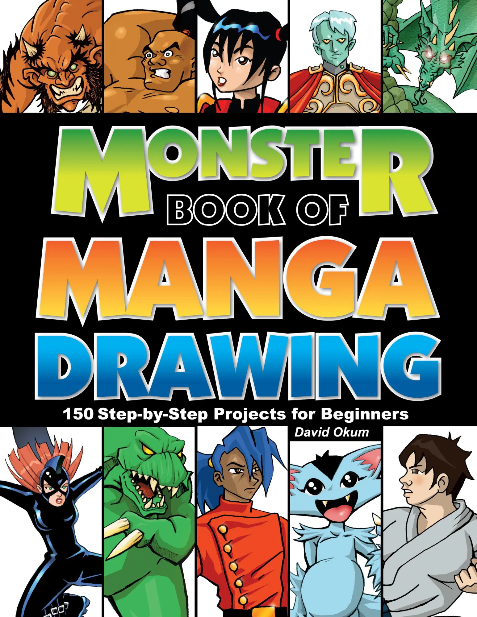 Cover: 9781440332098 | Monster Book of Manga Drawing: 150 Step-By-Step Projects for Beginners