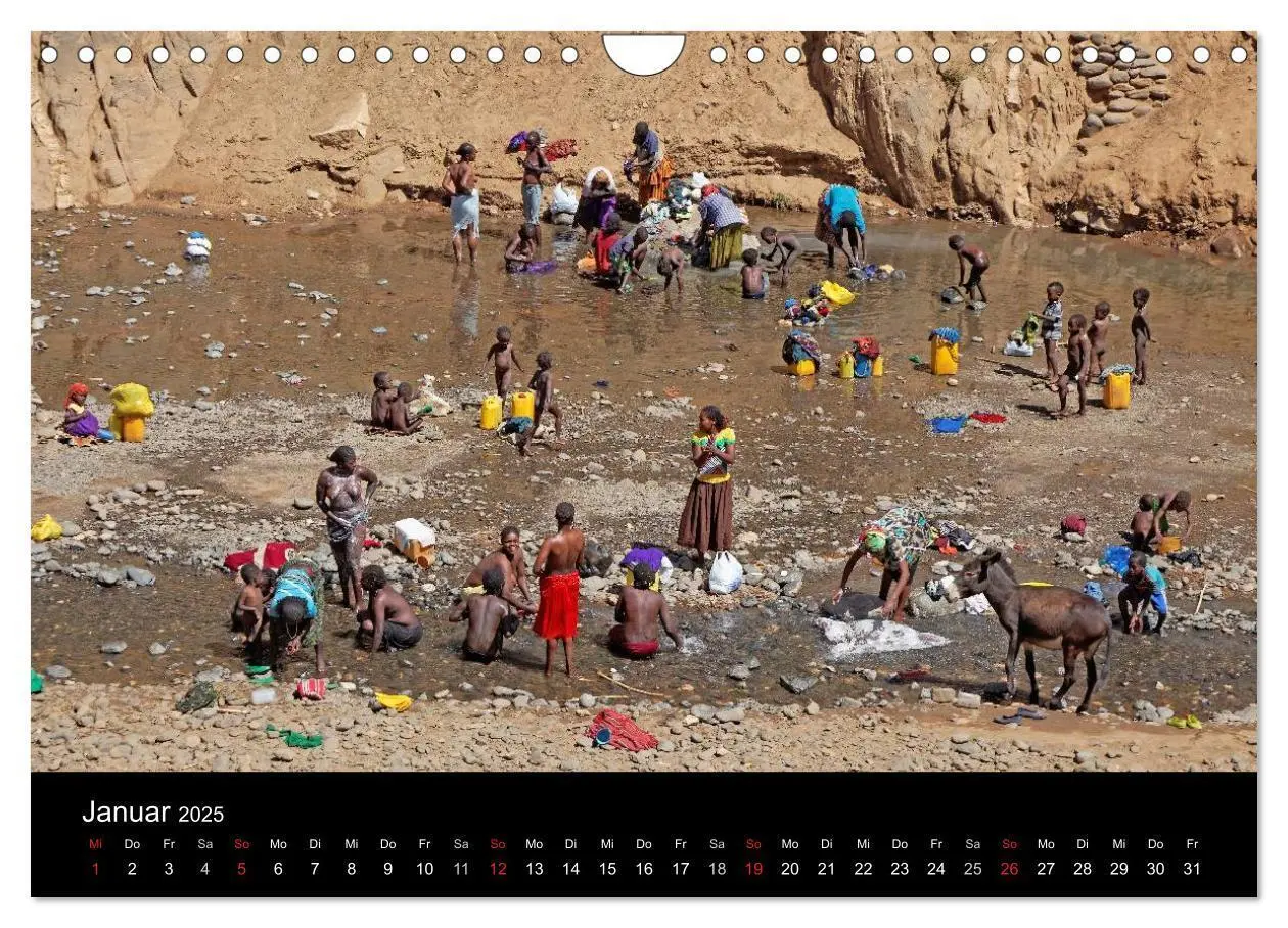 Bild: 9783435592098 | Landleben in Äthiopien (Wandkalender 2025 DIN A4 quer), CALVENDO...