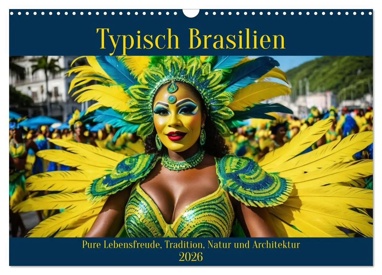Cover: 9783457372098 | Typisch Brasilien (Wandkalender 2026 DIN A3 quer), CALVENDO...