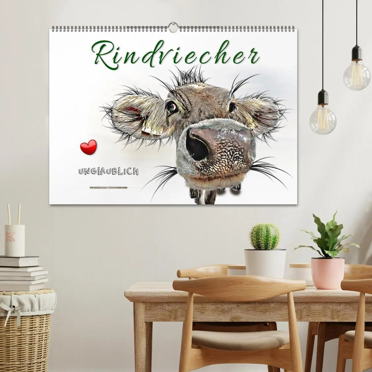 Bild: 9783457752098 | Rindviecher unglaublich (Wandkalender 2026 DIN A2 quer), CALVENDO...