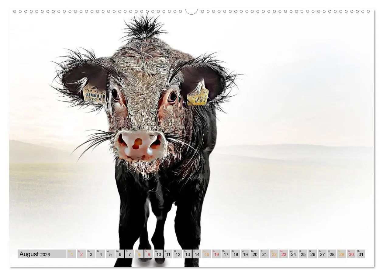 Bild: 9783457752098 | Rindviecher unglaublich (Wandkalender 2026 DIN A2 quer), CALVENDO...